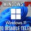 Disable Telemetry in Windows 11